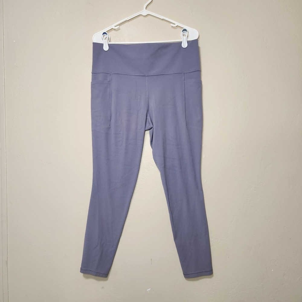 ATHLETA Salutation Stash Pocket Tight 7/8 Purple‎ Women's Size XL Tall